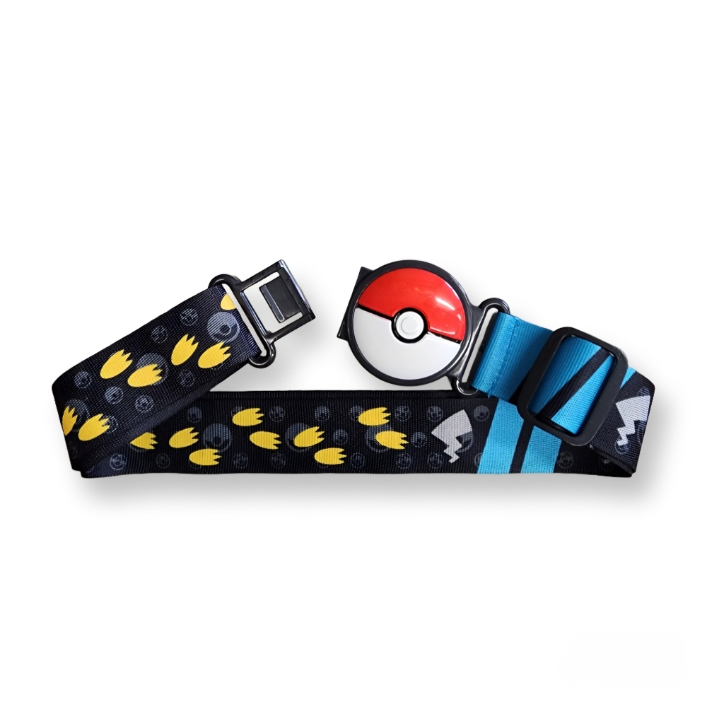 Black Pokemon Clip N Go Belt Poke Ball Adjustable Nintendo
